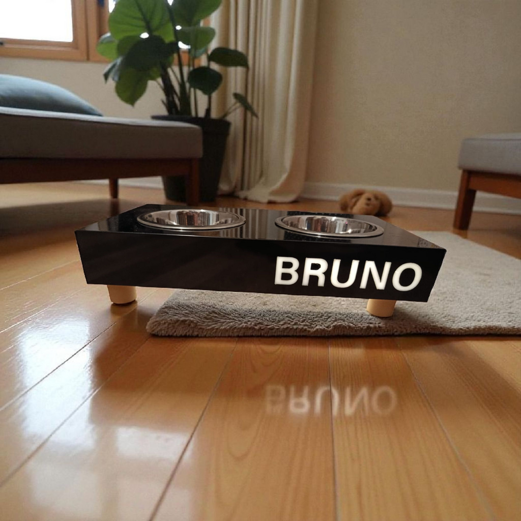 MIOLUMI Classic - Světelný stojan na misky pro psa