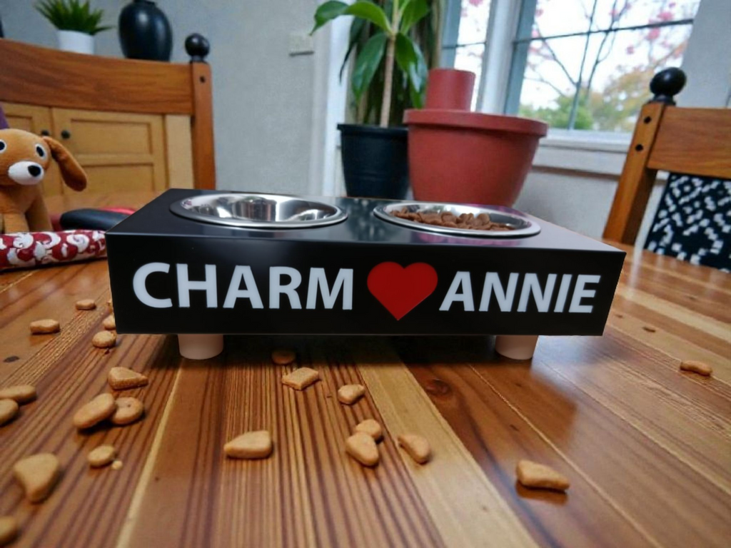 MIOLUMI Classic - Světelný stojan na misky pro psa